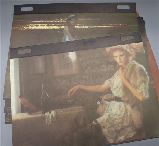 Eleven Pirelli calendars, including 1985 issue signed by Norman Parkinson,